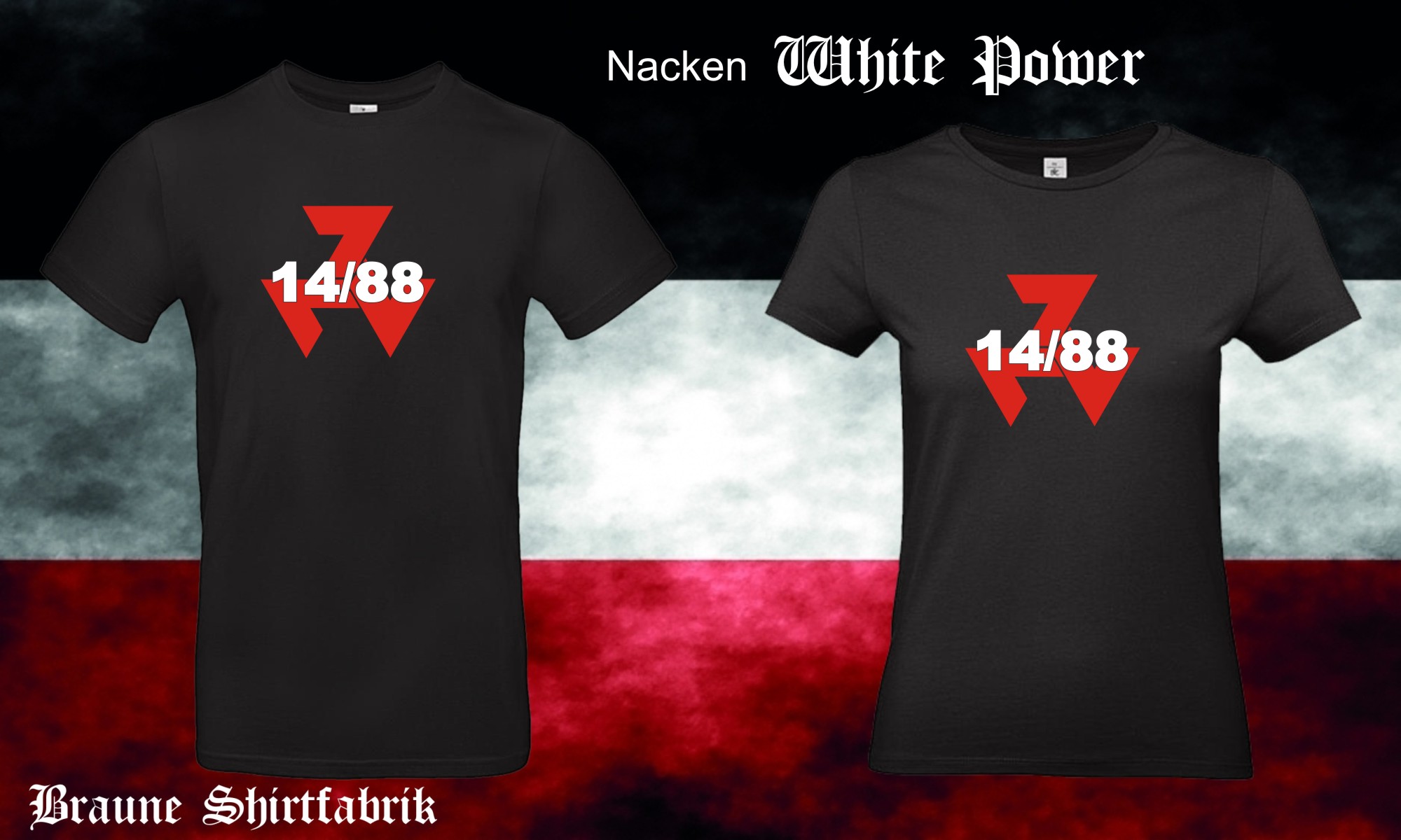 14 / 88 White Power / Männer / Frauen T-Hemd