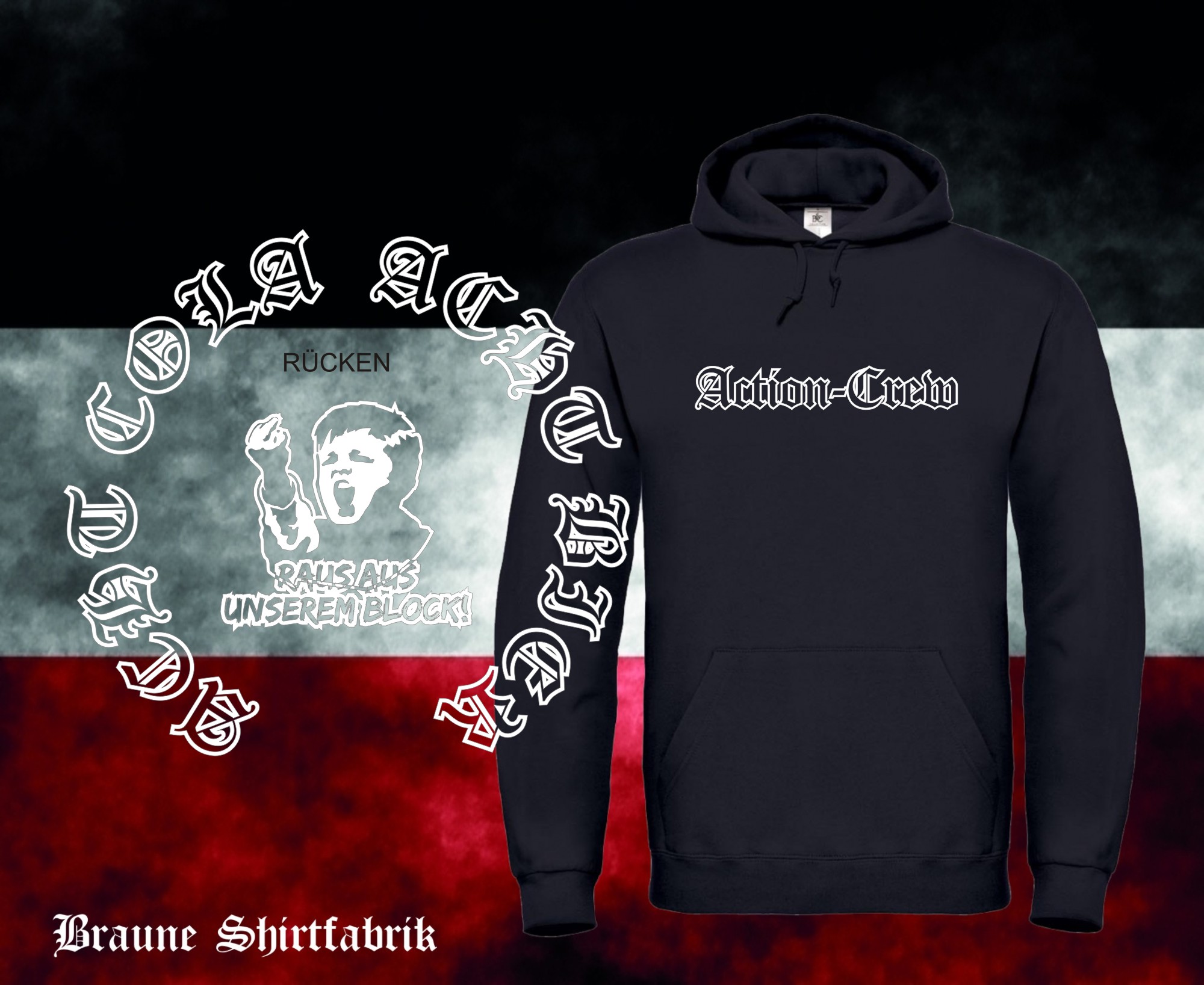 Acht Cola Acht Bier Kapuzenpullover (Unisex)