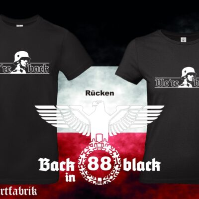 Back in black Männer / Frauen T-Hemd