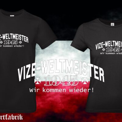 Vizeweltmeister 1945 Männer / Frauen T-Hemd