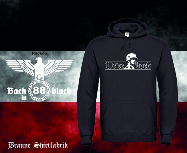 Back in black Kapuzenpullover (Unisex)