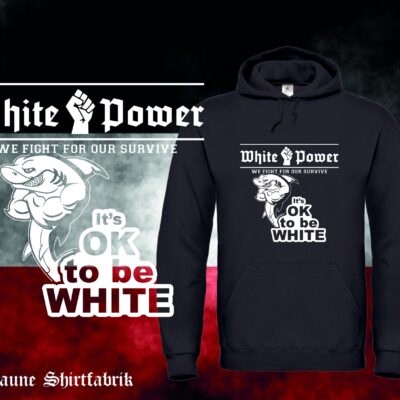 It's ok to be white Kapuzenpullover (Unisex)