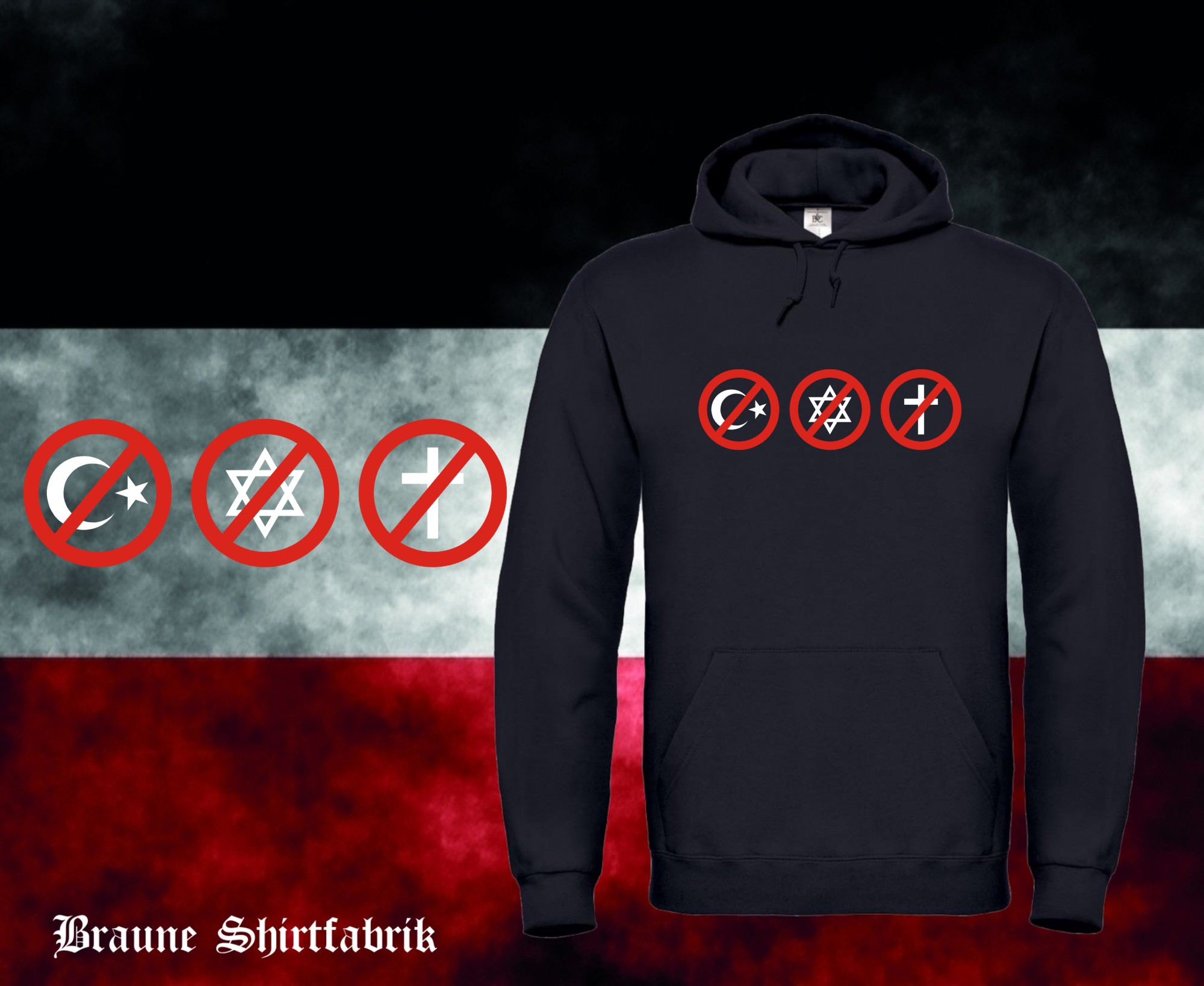 3 EVIL Kapuzenpullover (Unisex)