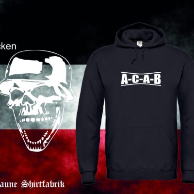 A-C-A-B Stahlhelm Kapuzenpullover (Unisex)