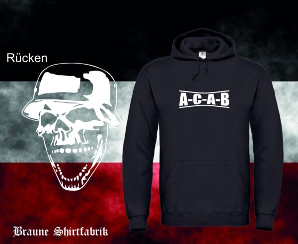 A-C-A-B Stahlhelm Kapuzenpullover (Unisex)