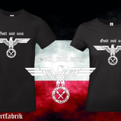 Gott mit uns / Adler Männer / Frauen T-Hemd