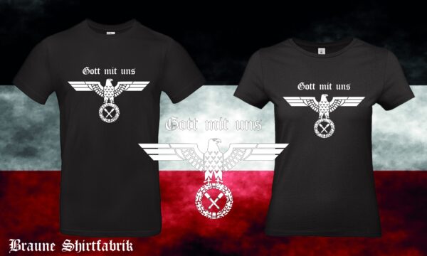Gott mit uns / Adler Männer / Frauen T-Hemd