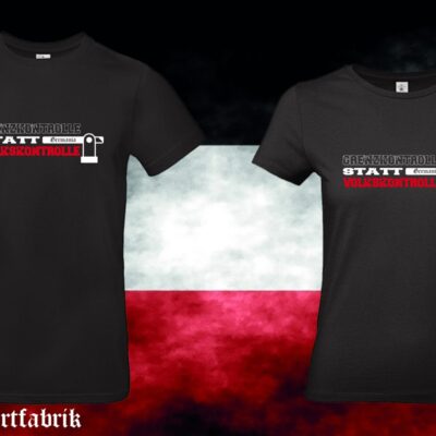 Grenzkontrolle Männer / Frauen T-Hemd